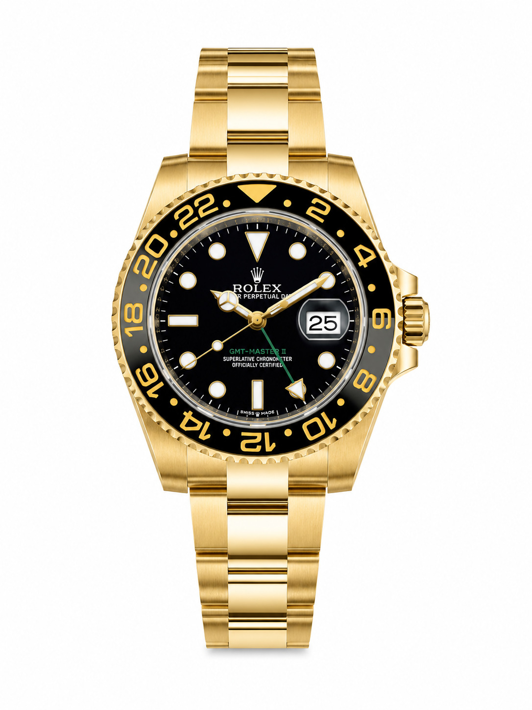ROLEX GMT MASTER II GOLD