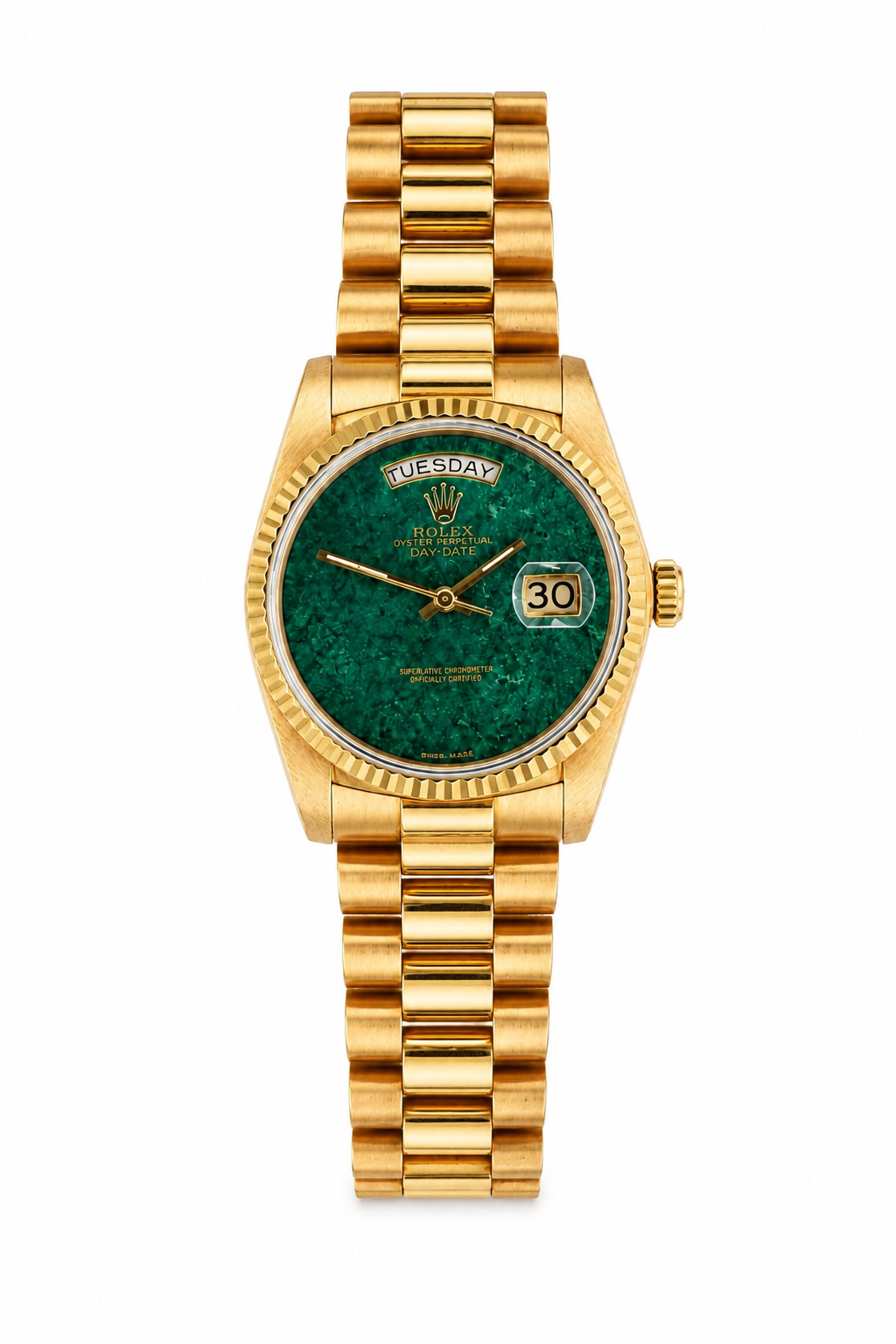 ROLEX DAY-DATE 36 MALACHITE DIAL